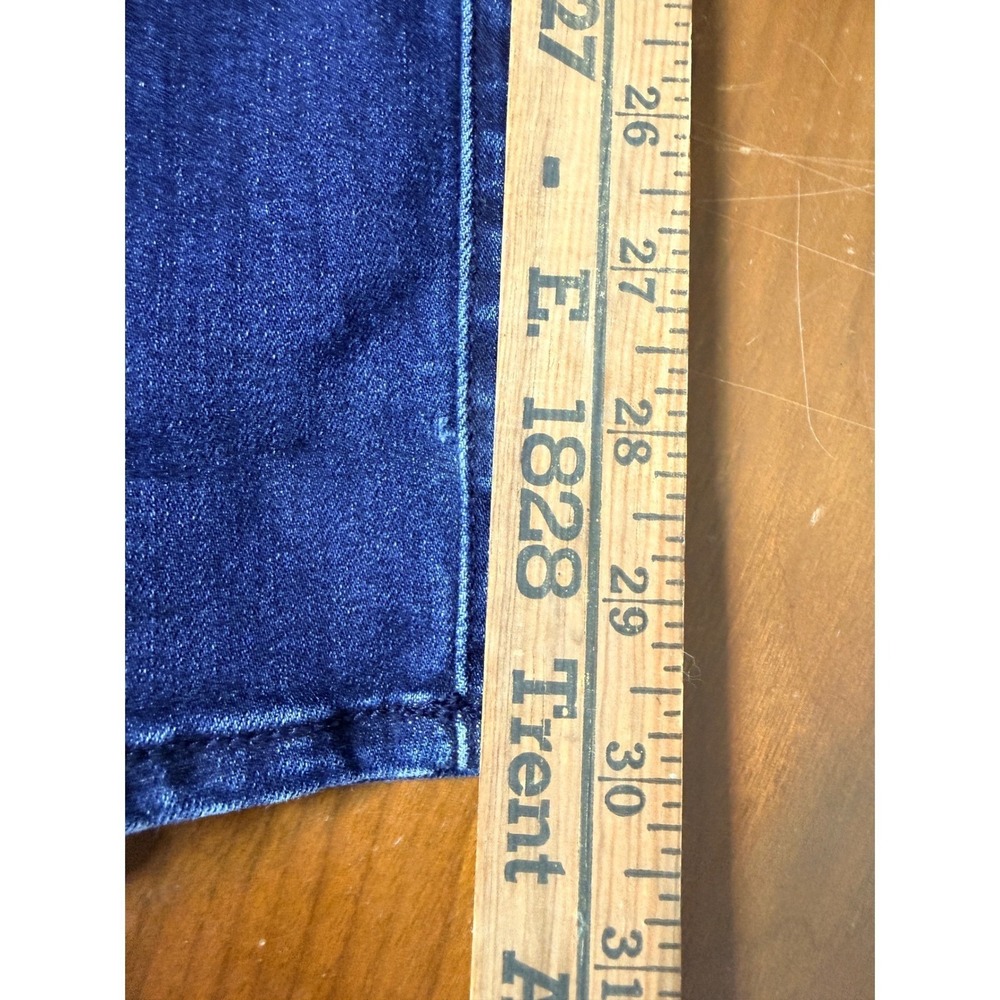 Cabi Jeans Women 4 Blue Button Fly Straight Dark Wash High Rise Denim 4327 - Picture 6 of 6
